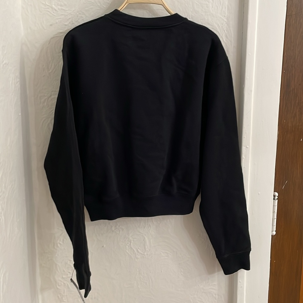 Off-White Women's Paper Clip Basic Crop Crewneck … - image 5